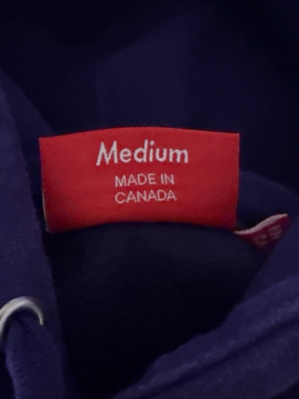 Supreme Purple Hoodie with Red Box Logo - Picture 5 of 5